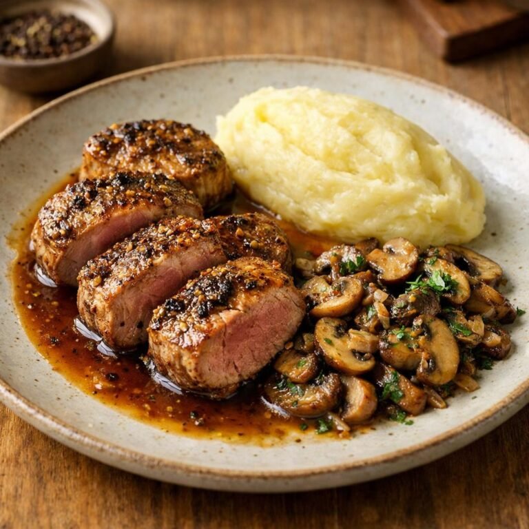 Filet mignon poivre médiéval