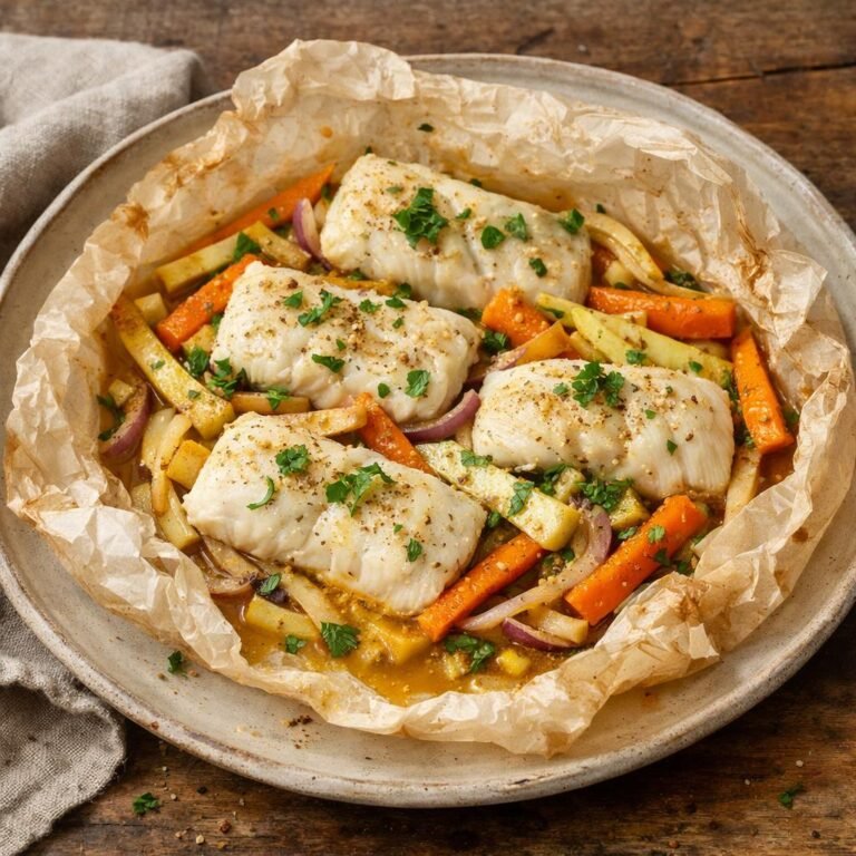 cabillaud en papillote