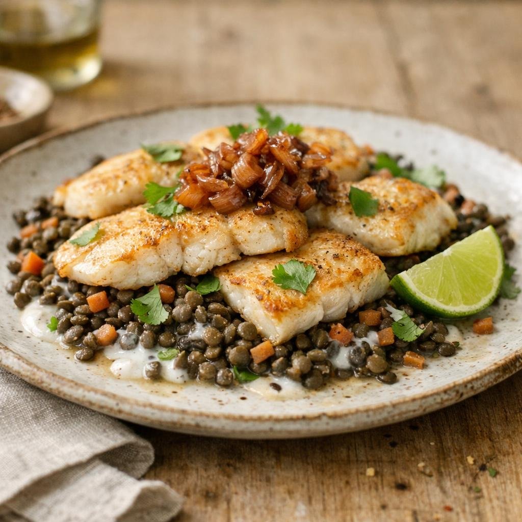 Filets de merlu poêlés