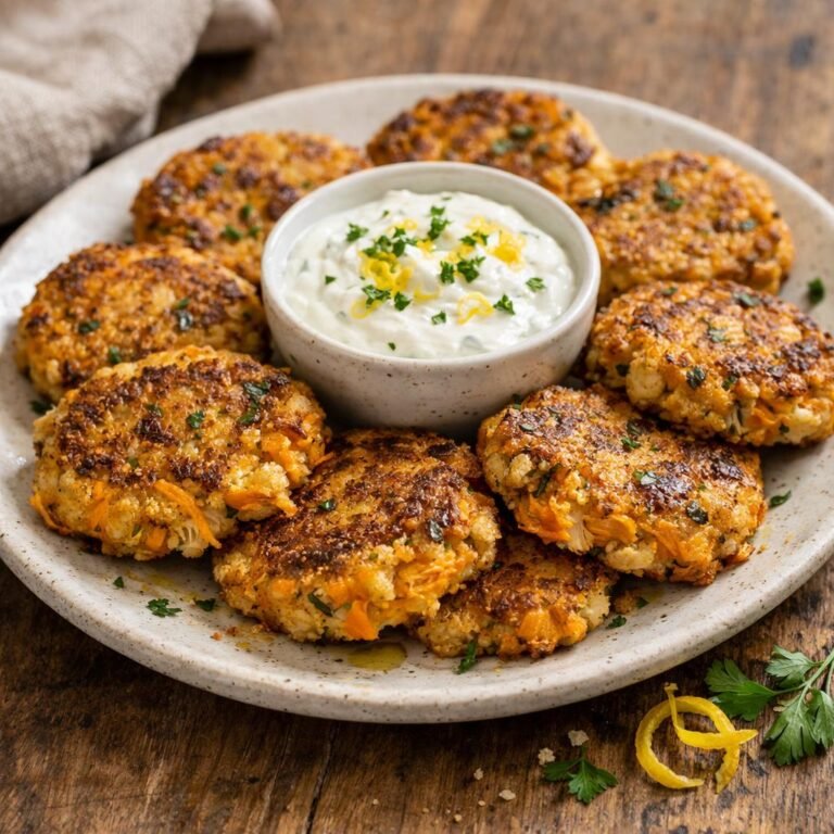 Galettes chou fleur patate douce