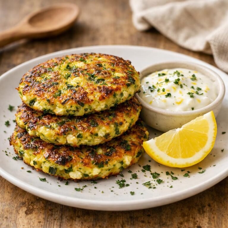 Galettes de courgette et feta