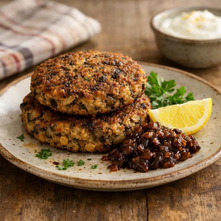 galettes de lentilles chipotle