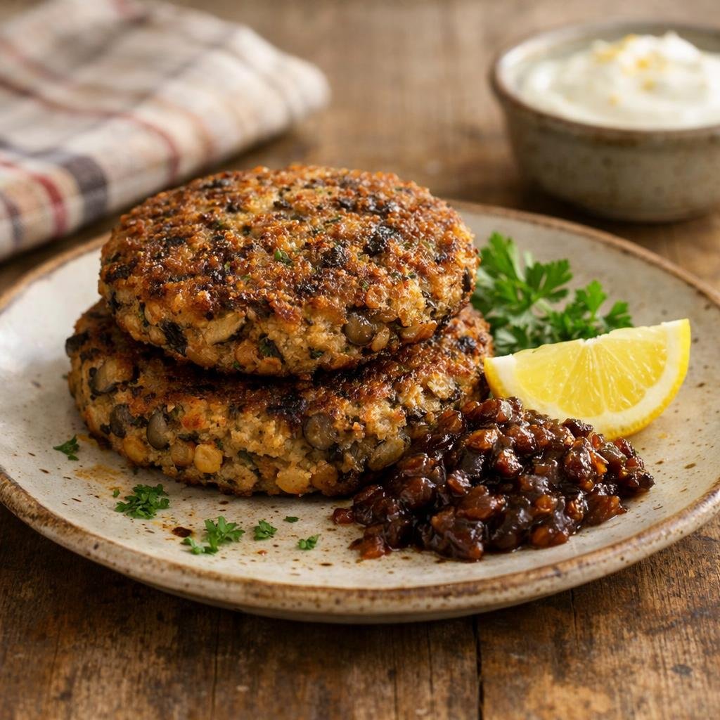 galettes de lentilles chipotle