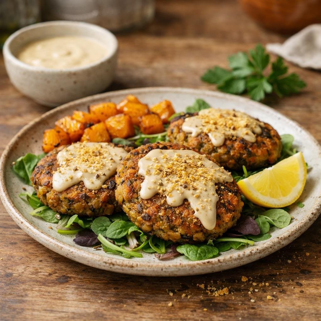 galettes lentilles butternut