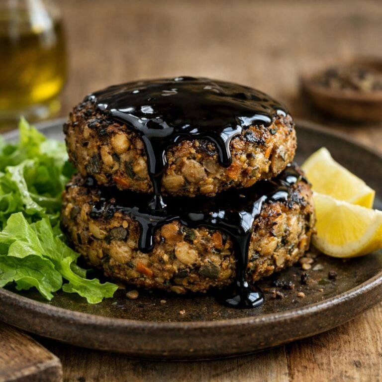Galettes lentilles champignons