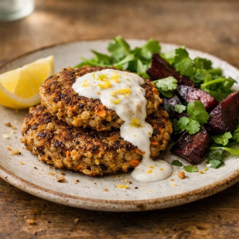 galettes lentilles quinoa