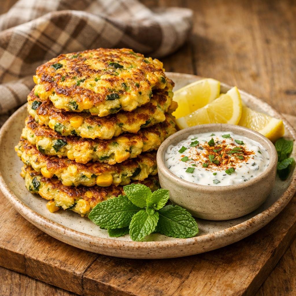 galettes maïs courgette