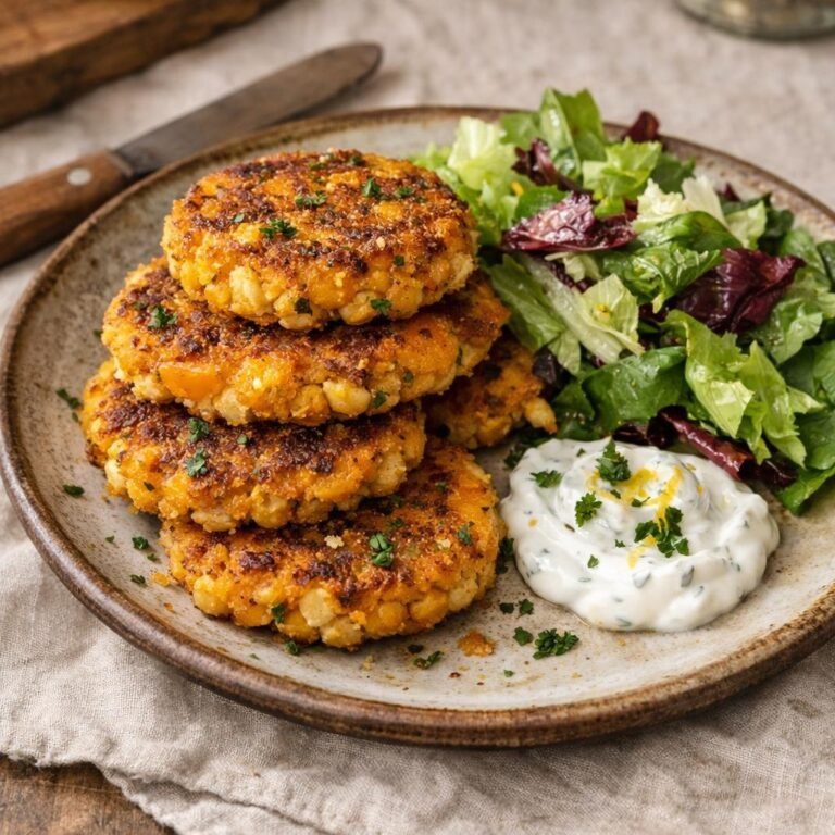 Galettes pois chiches butternut