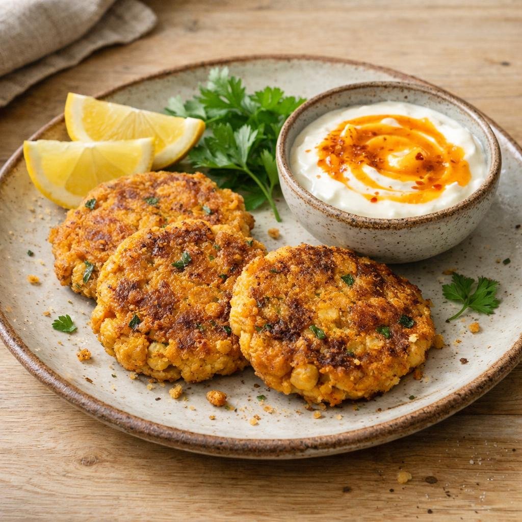 galettes pois chiches courge
