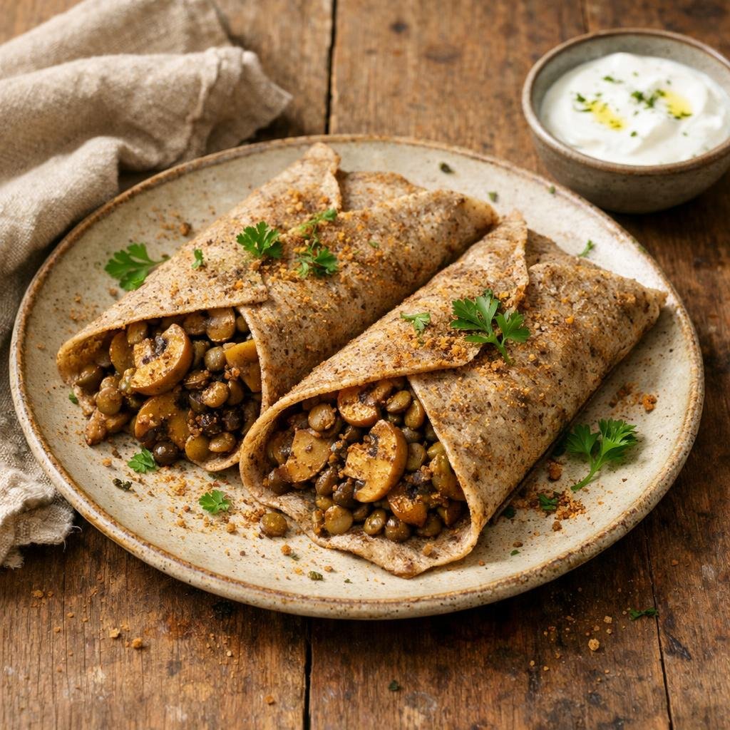 galettes sarrasin champignons