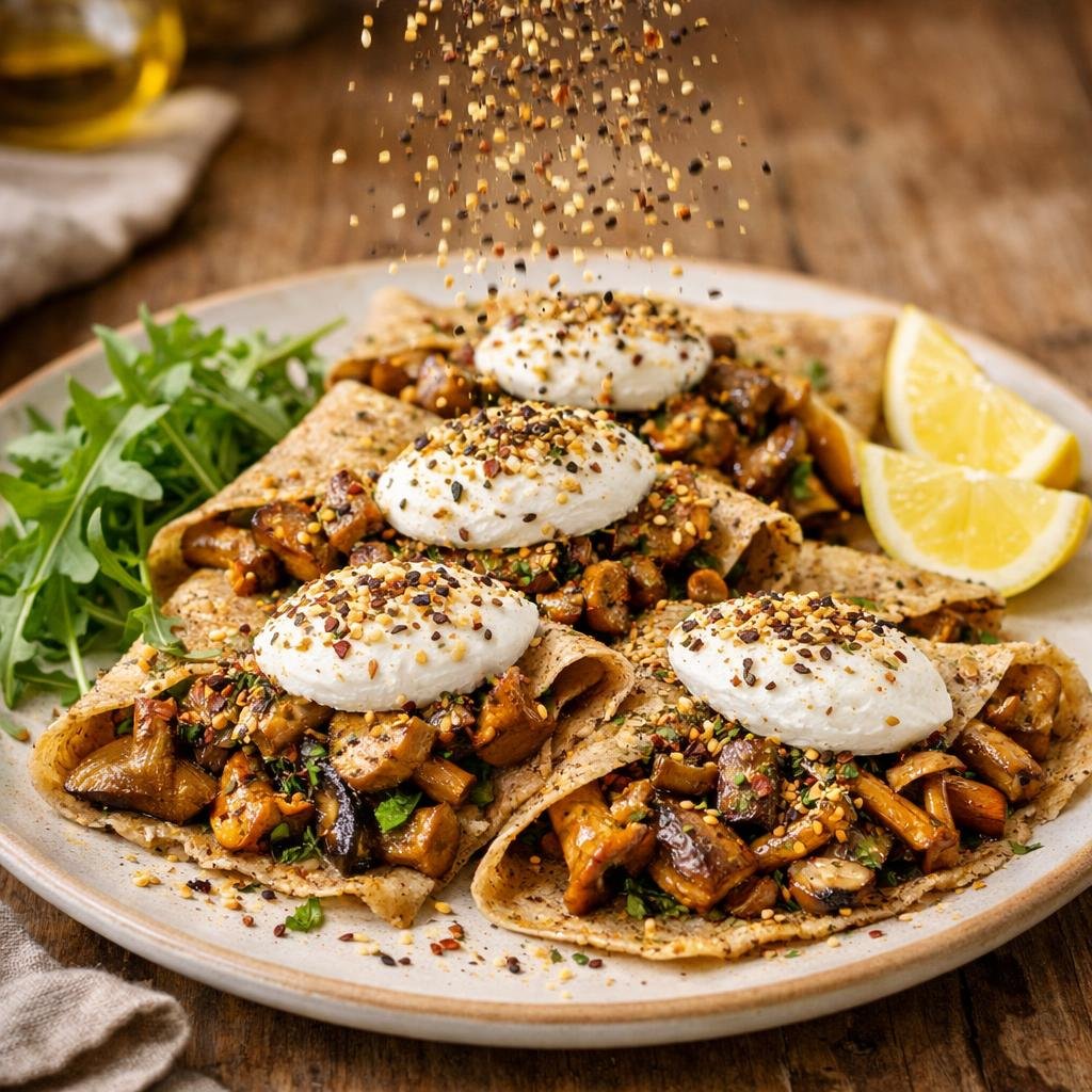 Galettes sarrasin zaatar