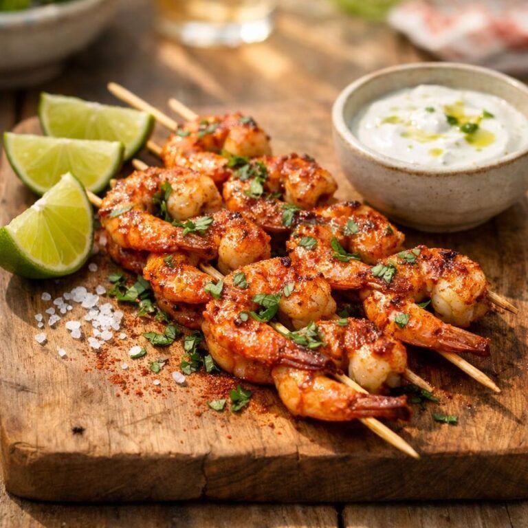 gambas au paprika fumé