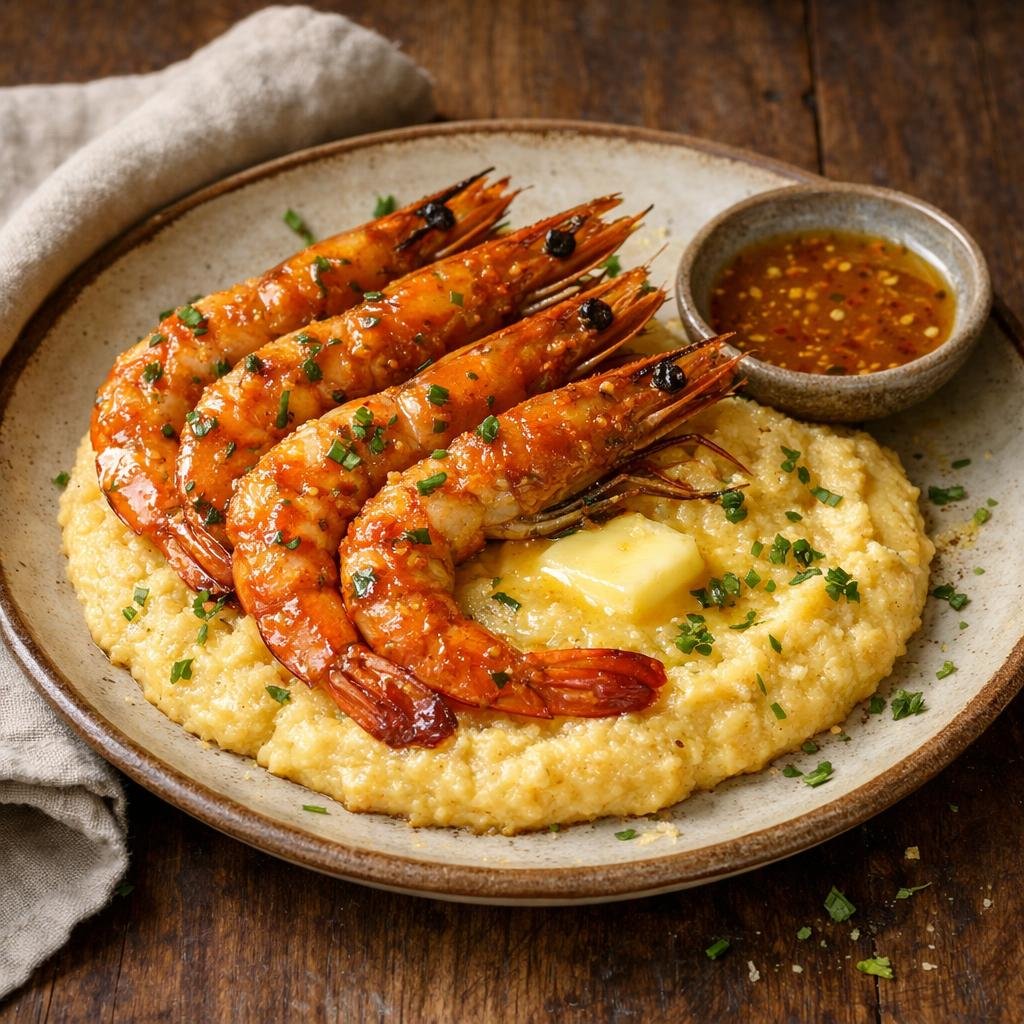 Gambas piment ananas