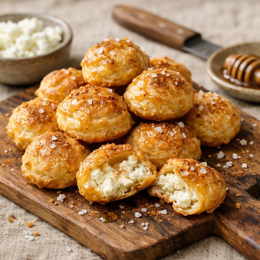 gougères chèvre cannelle