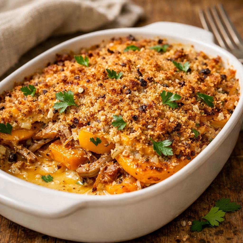 Gratin butternut confit