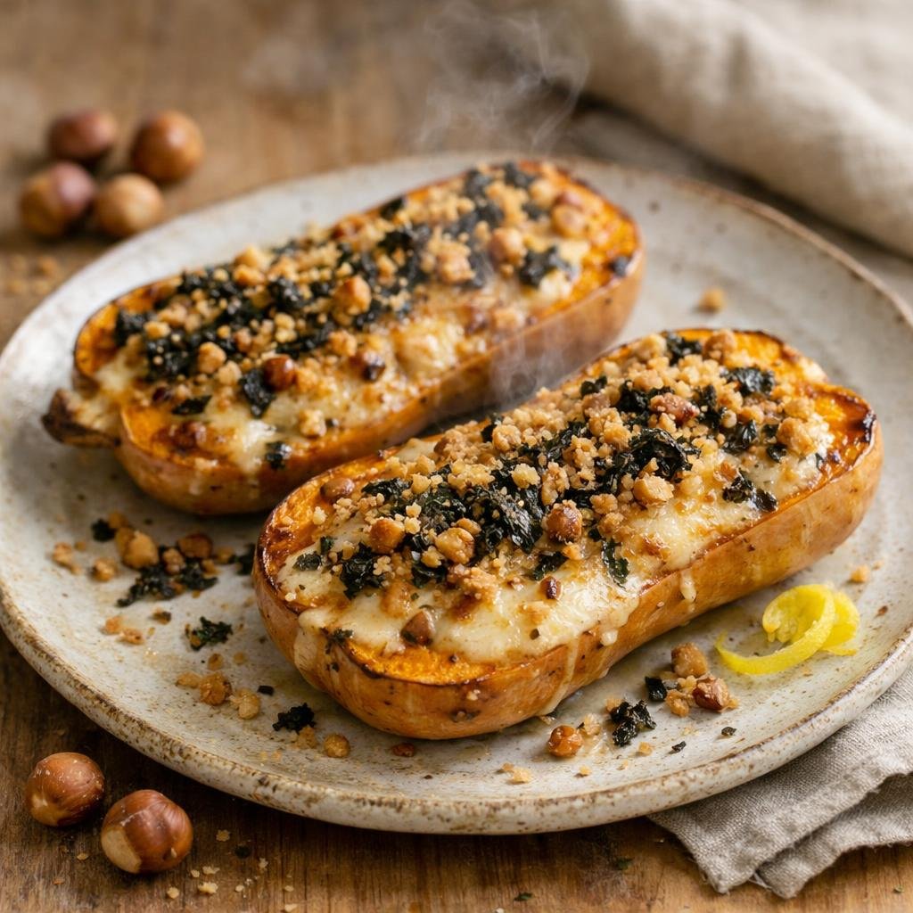Gratin butternut iodé
