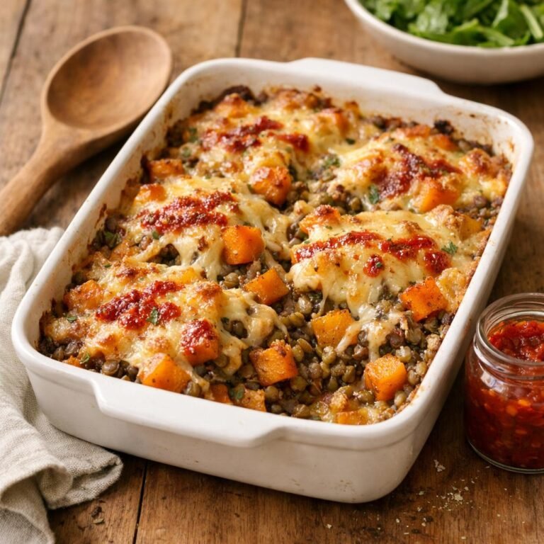 Gratin butternut piment