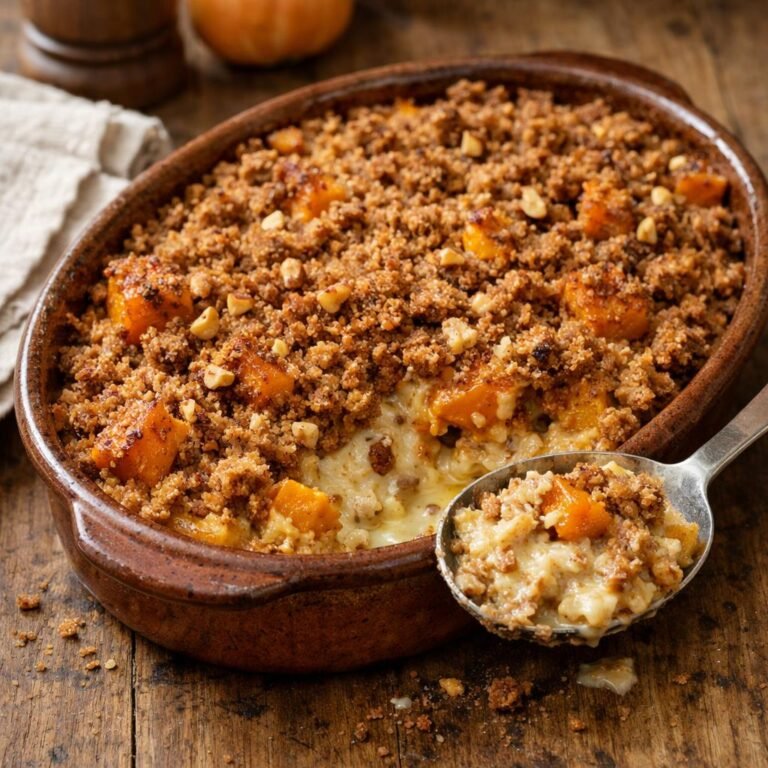 Gratin butternut quinoa