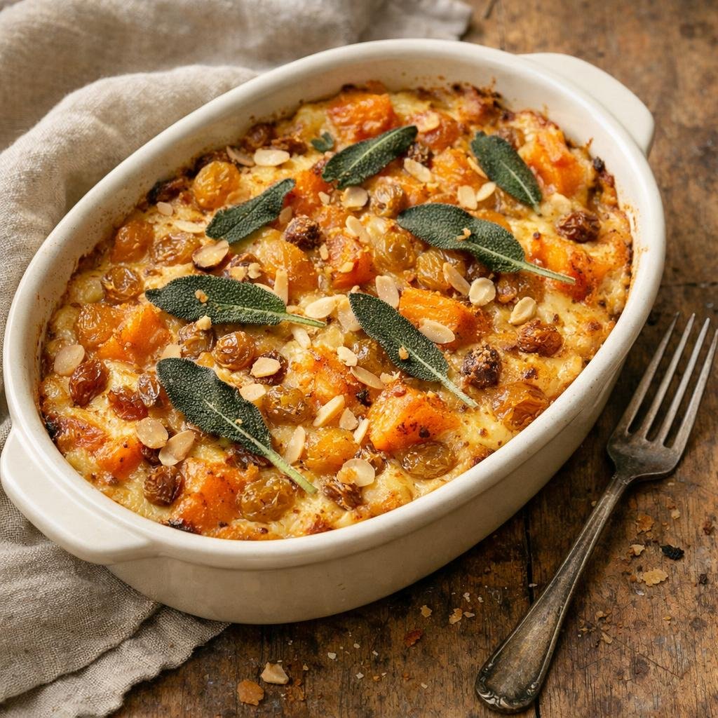 Gratin butternut ricotta