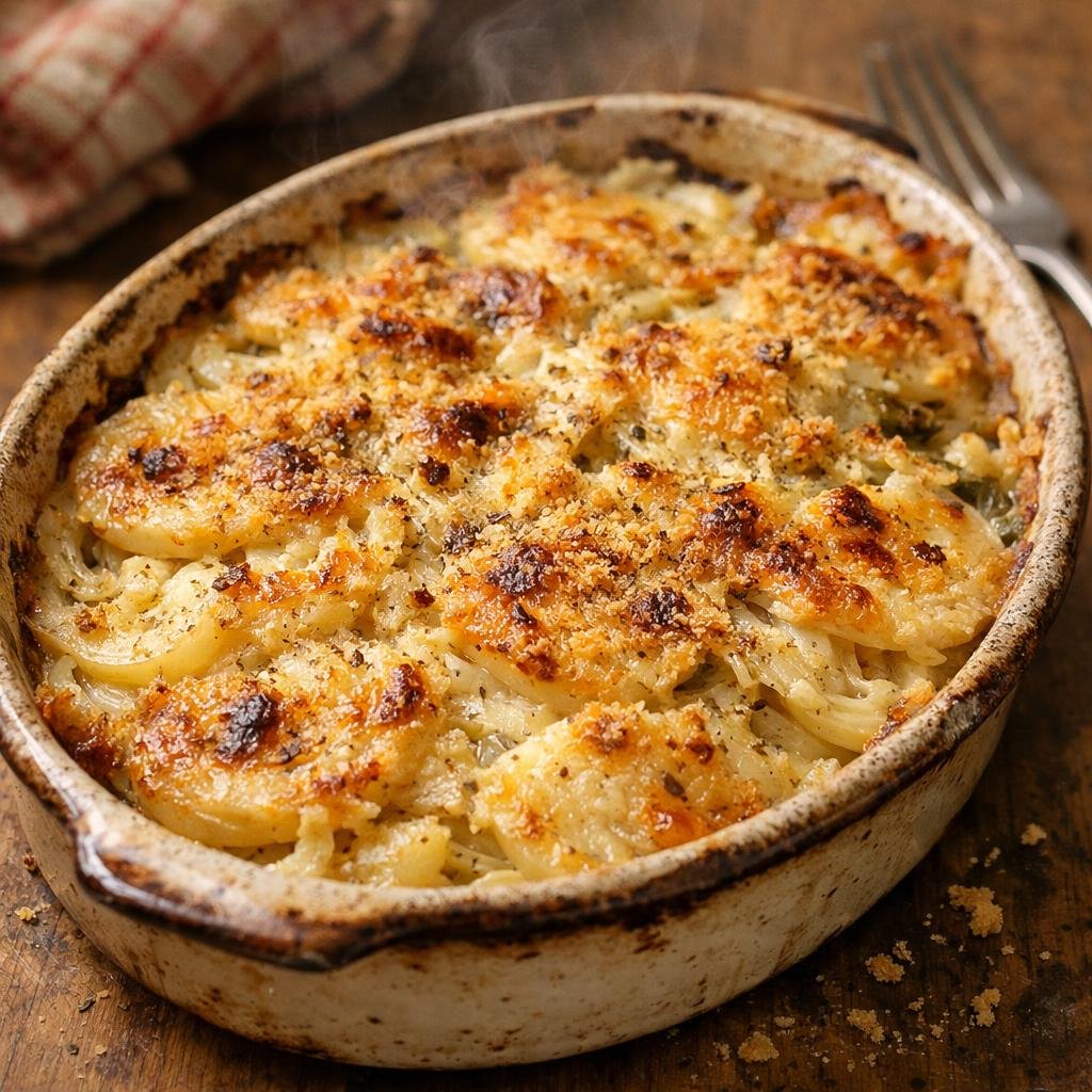 Gratin céleri fenouil