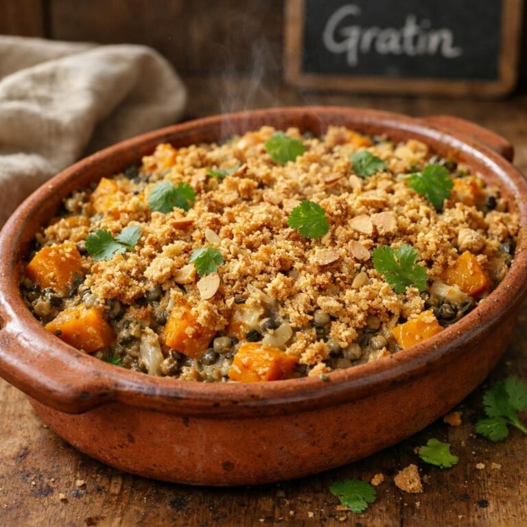Gratin courge Dahl royal