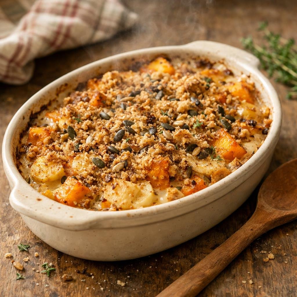 Gratin courge panais
