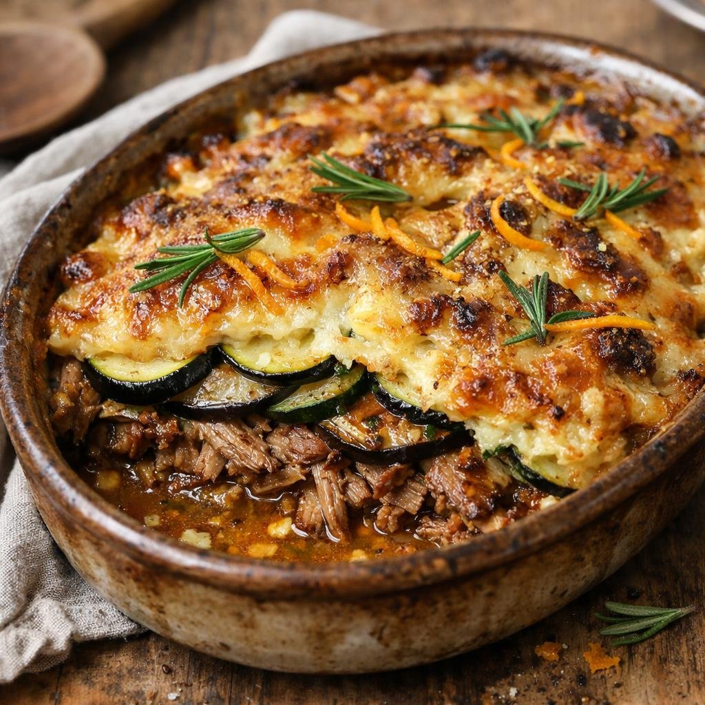 Gratin d'agneau provencal