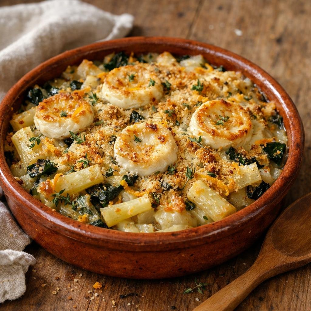 Gratin de blettes et panais