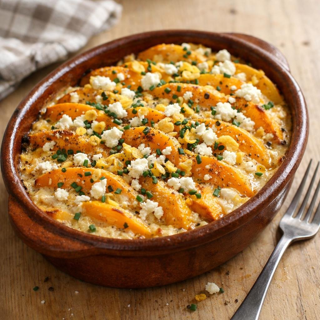 gratin de butternut citron