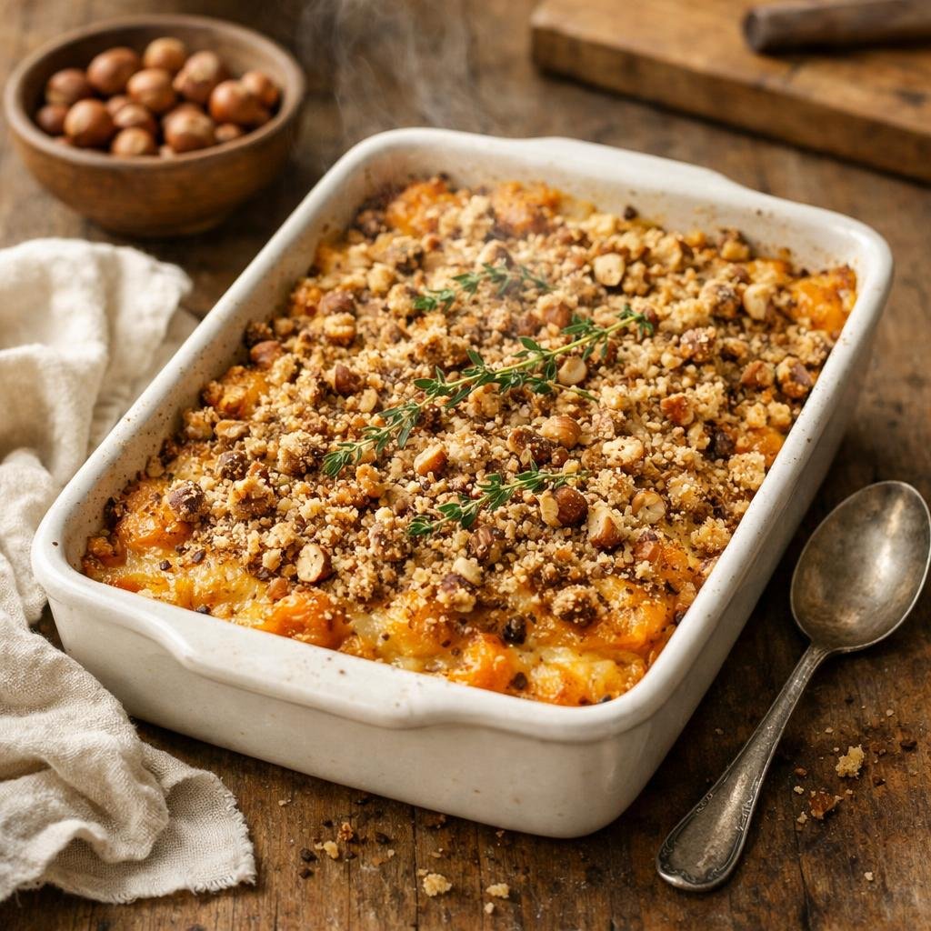 Gratin butternut cardamome