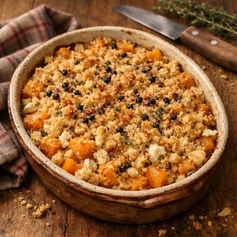 gratin butternut brebis