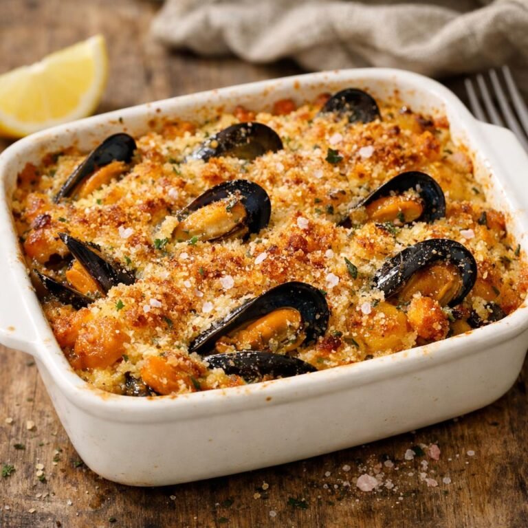 Gratin de moules