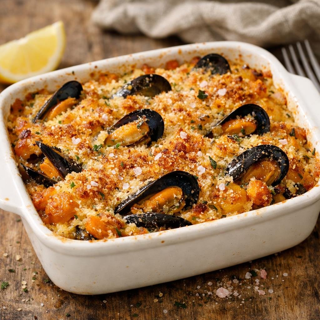 Gratin de moules