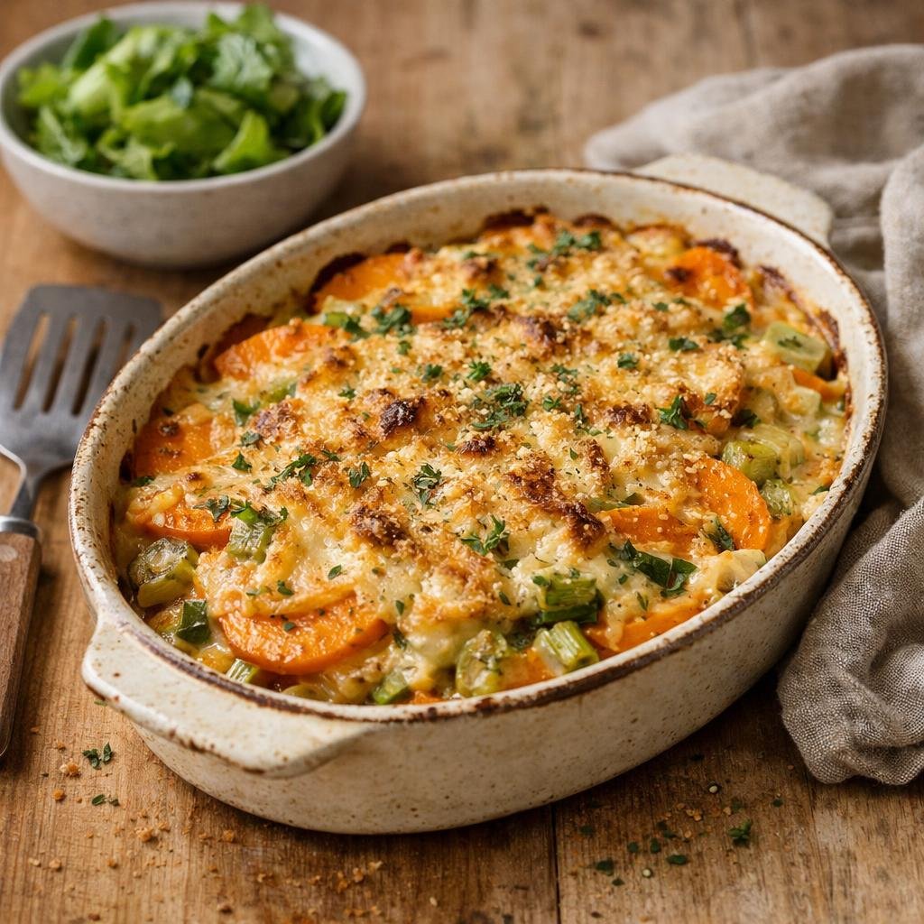 gratin patate douce