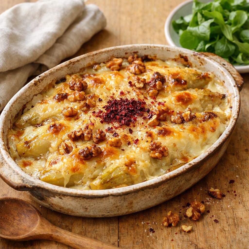 gratin d'endives hibiscus