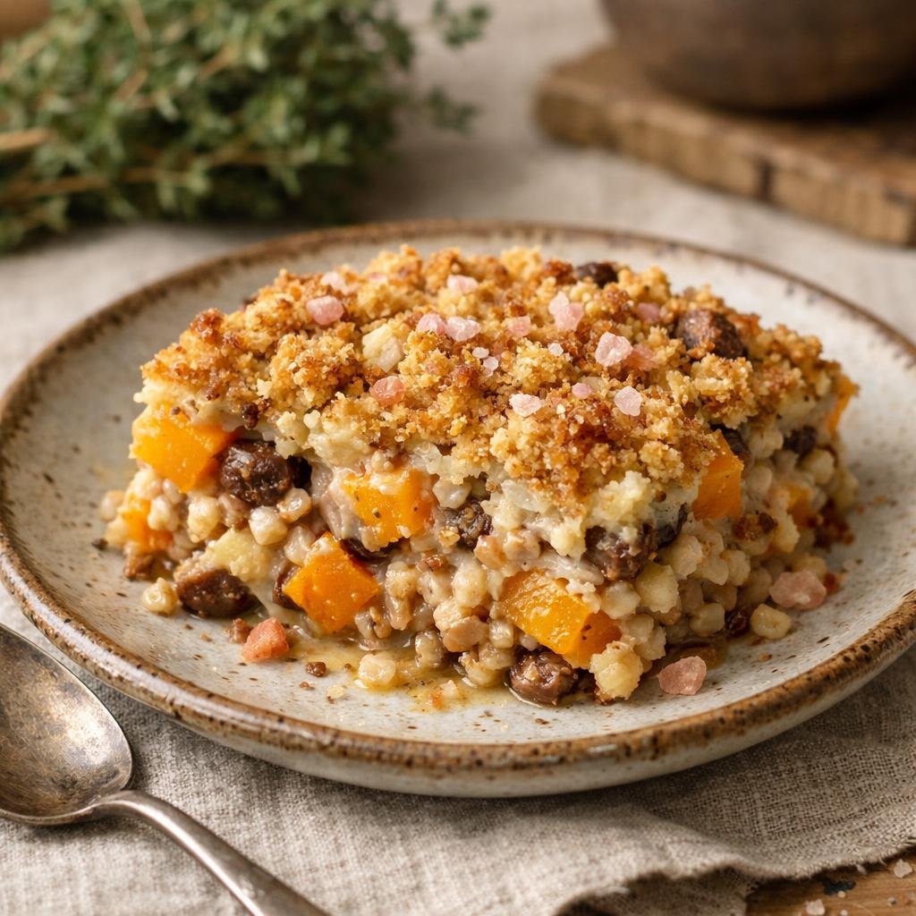 gratin d'épeautre