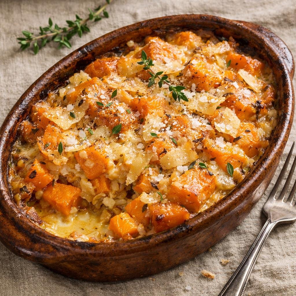 Gratin potimarron parmesan