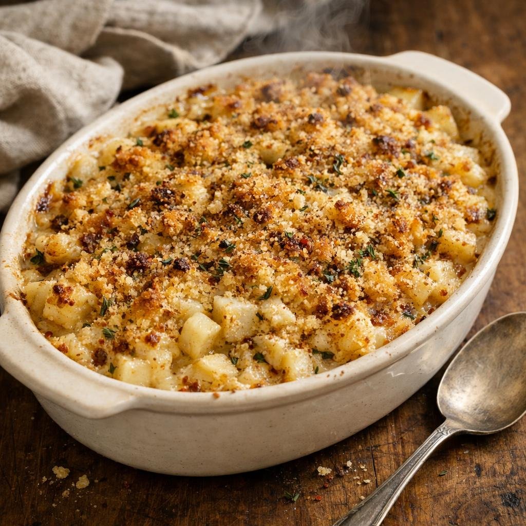 gratin panais et céleri