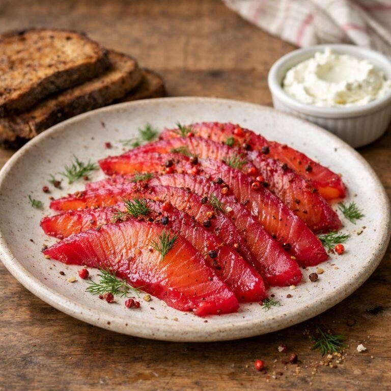 Gravlax saumon poivre
