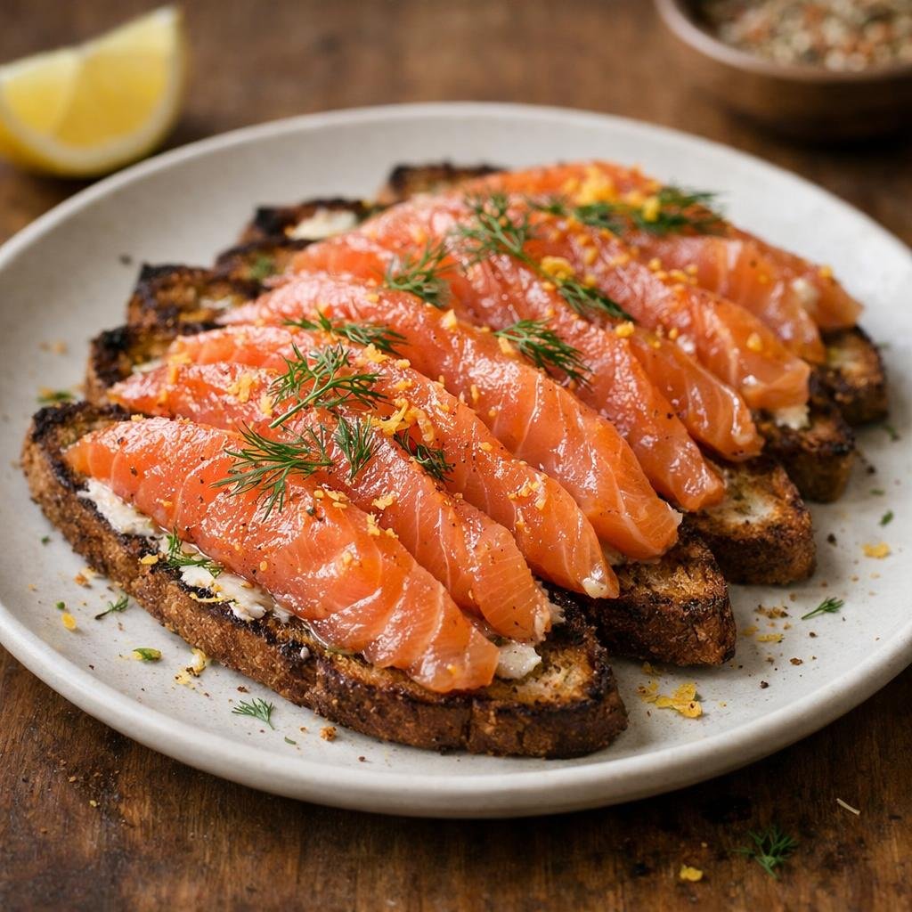 Gravlax de truite