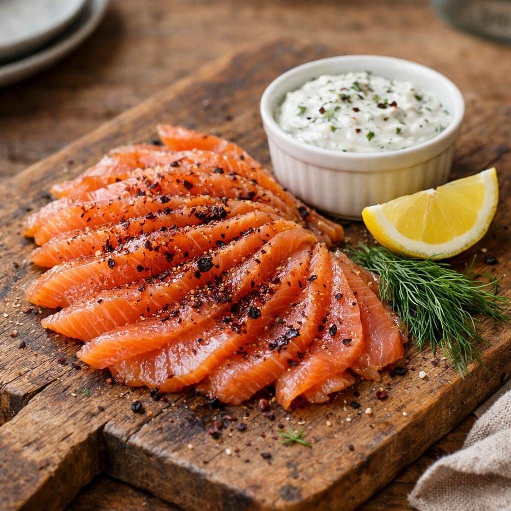 Gravlax de truite Urfa