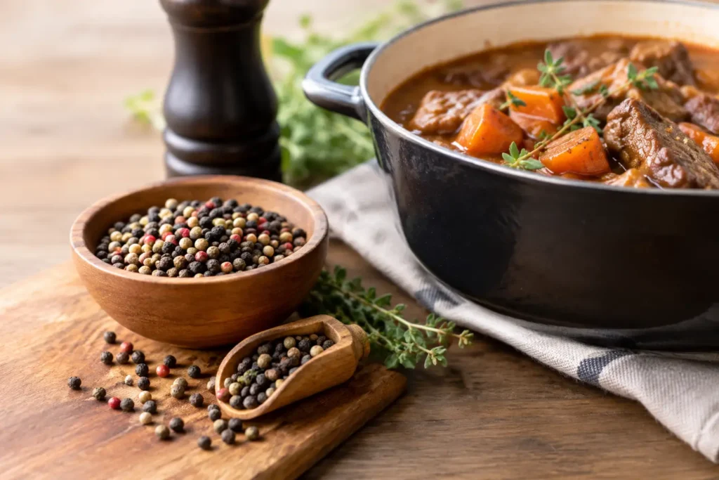 Guide du poivre pour plats mijotés maison