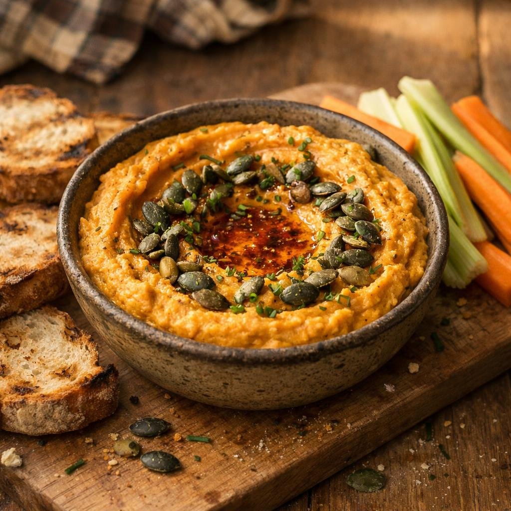 Houmous butternut châtaignes