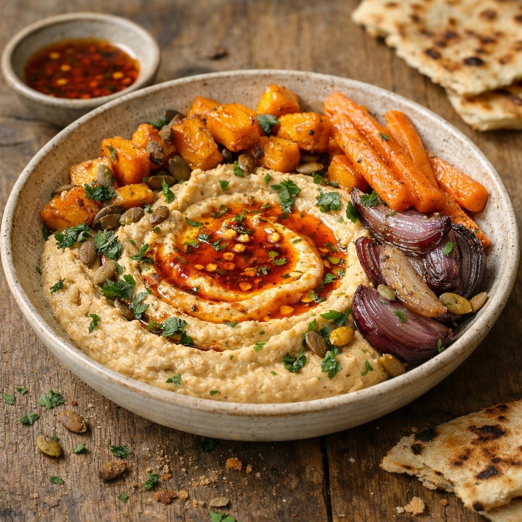 Houmous d'automne cannelle