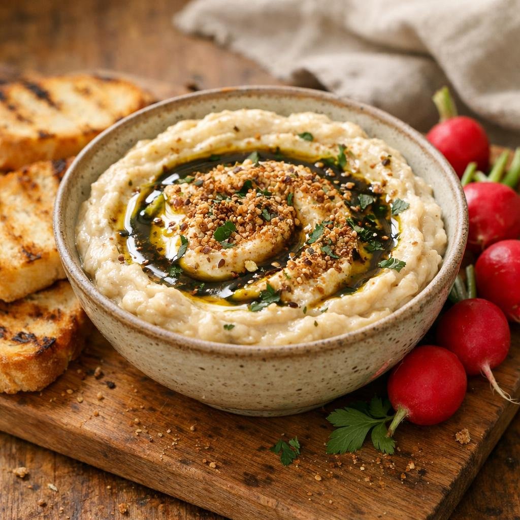 Houmous haricots blancs