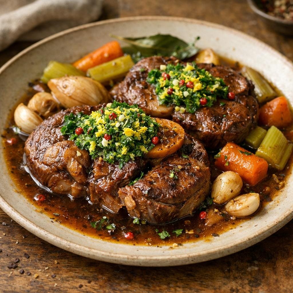 Jarret de bœuf confit