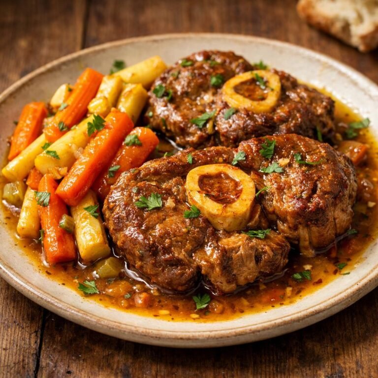 jarret de bœuf safrané
