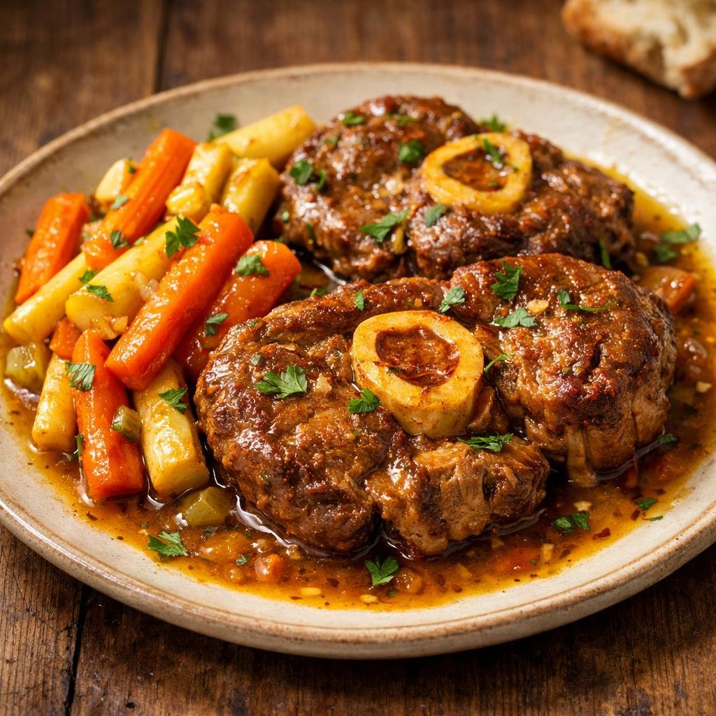 jarret de bœuf safrané
