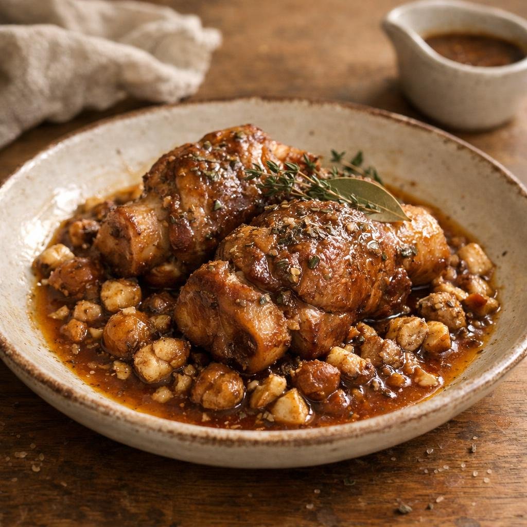 jarret de veau braisé