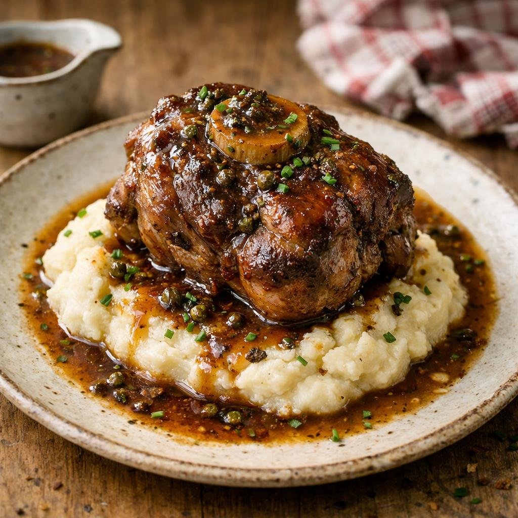 Jarret de veau braisé